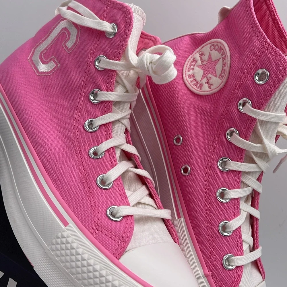 Converse WMNS A07141C CTAS LIFT HI OOPS PINK/OOPS PINK Platforms Sneakers